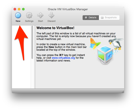 virtualbox settings for mac os x
